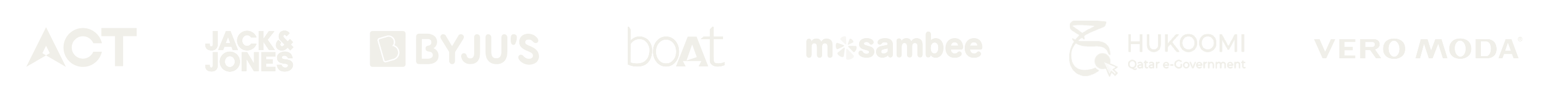 Clients: ACT, Jack & Jones, BYJU'S, boAt, Mosambee, Hukoomi and Vero Moda